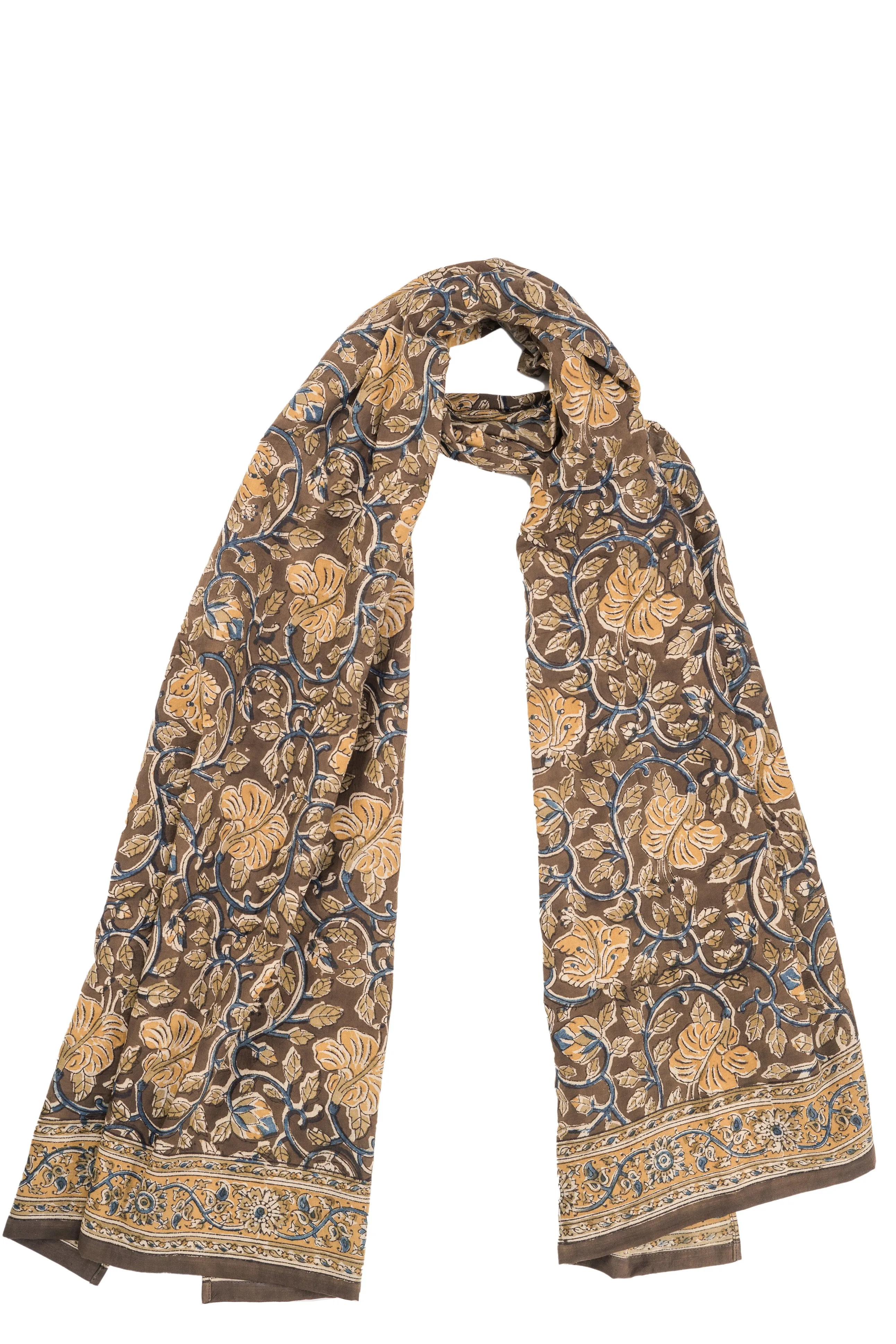 600-060 Women's Scarf - Hand Block Printed