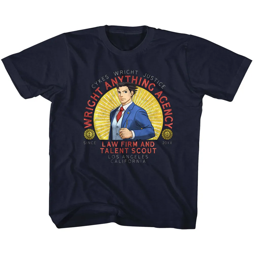 Ace Attorney Wright Anything Youth T-Shirt