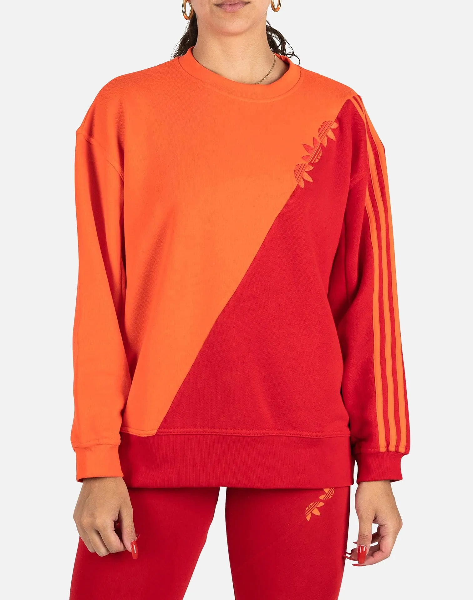 Adidas ADICOLOR SLICED TREFOIL SWEATSHIRT