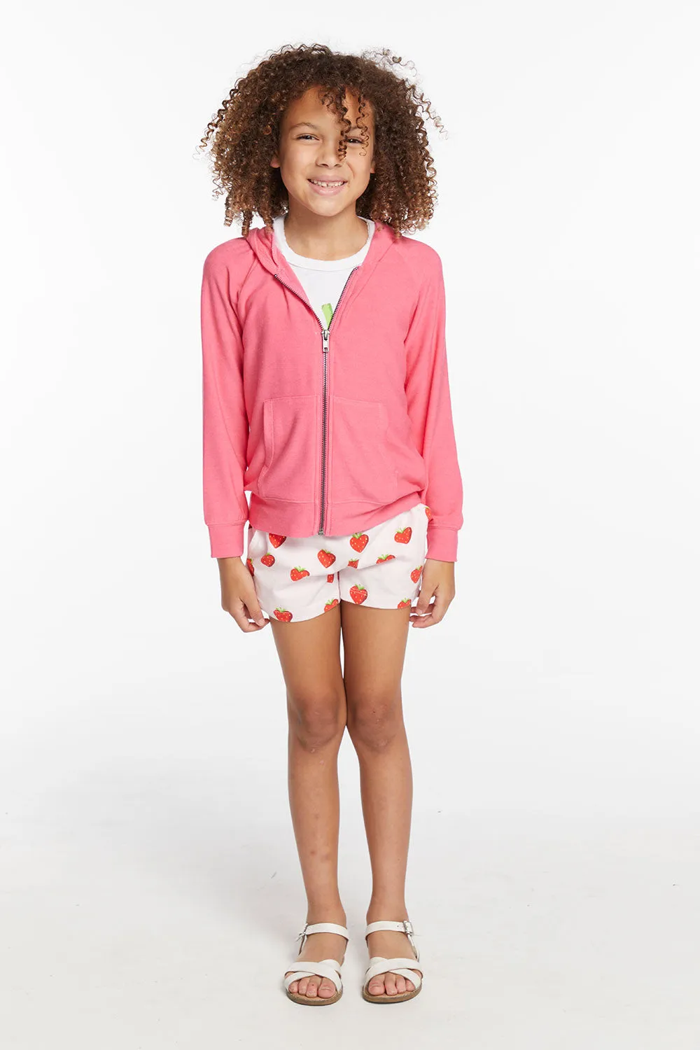 Alana Orchid Girls Zip Up Hoodie