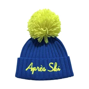 APRES SKI BRAIDED POM BEANIE