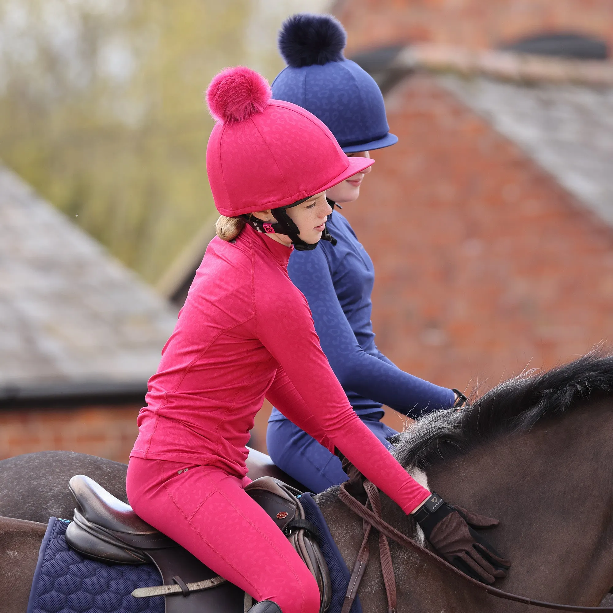 Aubrion Young Rider Revive Winter Base Layer - Cerise