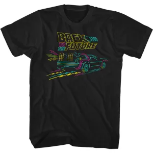 Back To The Future Neonfuture Men's T-Shirt