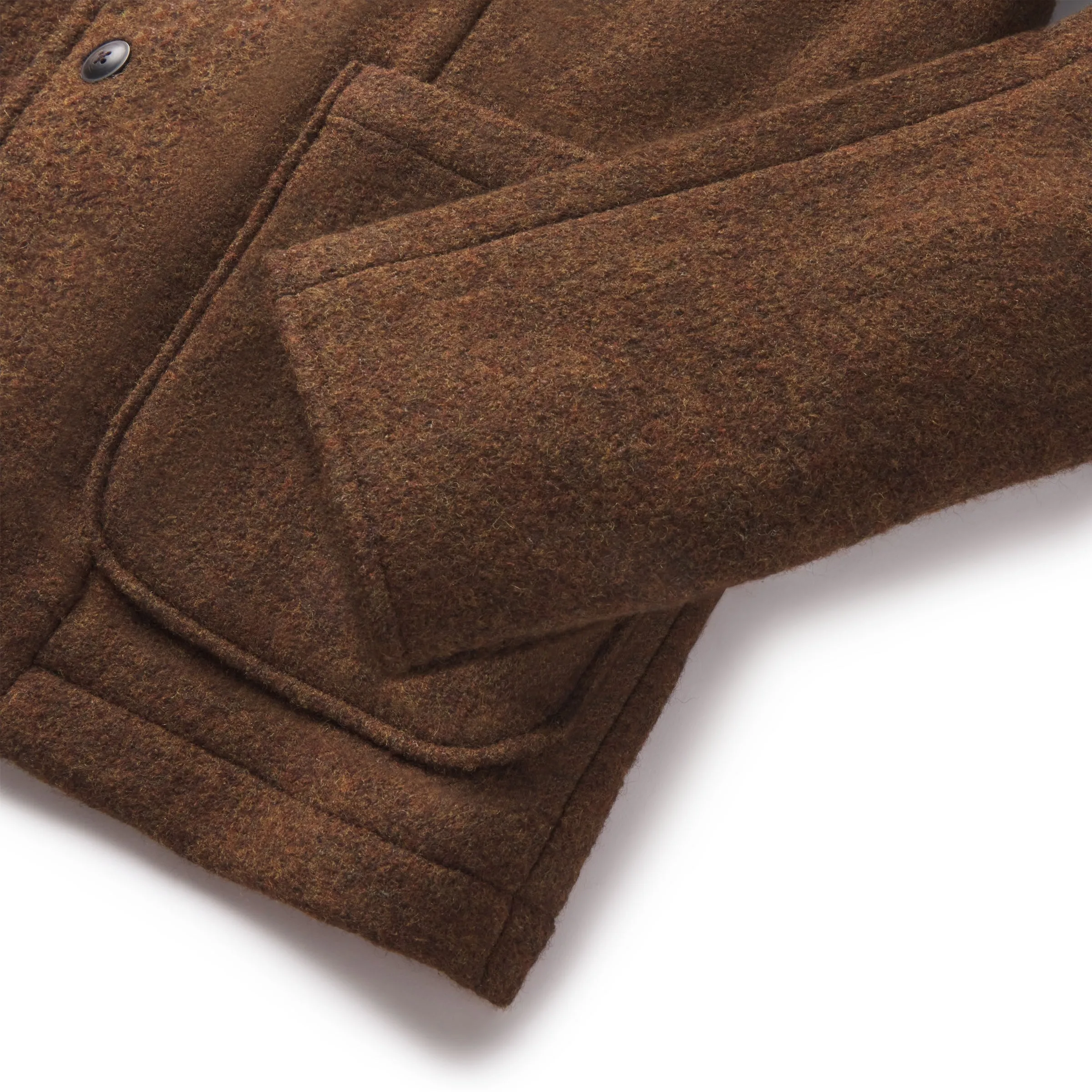 Burnham Knitted Wool Blazer - Tweedy Brown