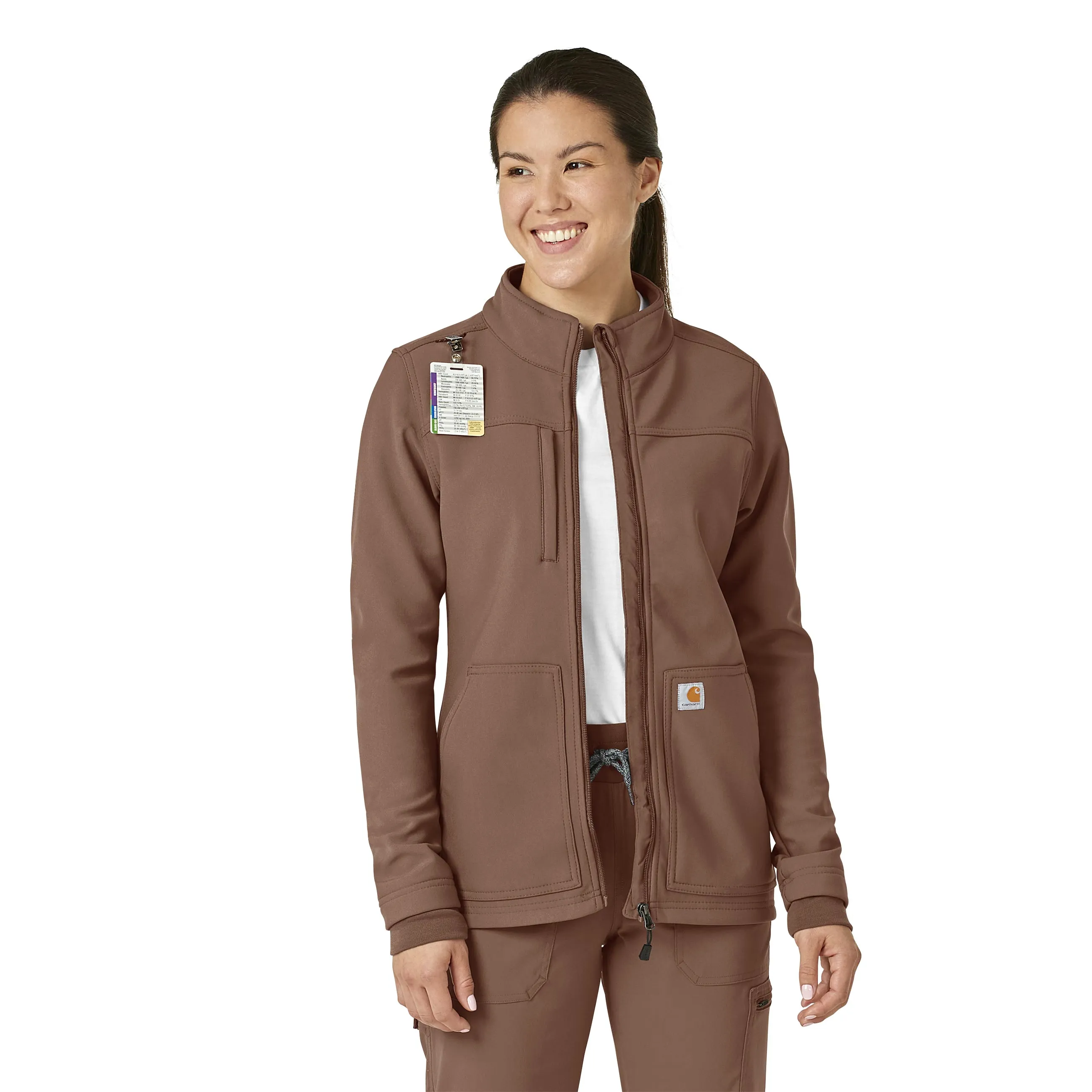 Carhartt Rugged Flex Women's Bonded Fleece Jacket - Nutmeg