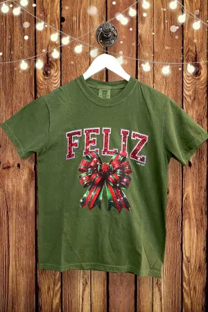 CC DTF FELIZ BOW - HEMP