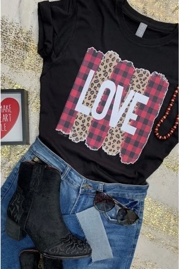 CH PLAID LOVE- BLACK