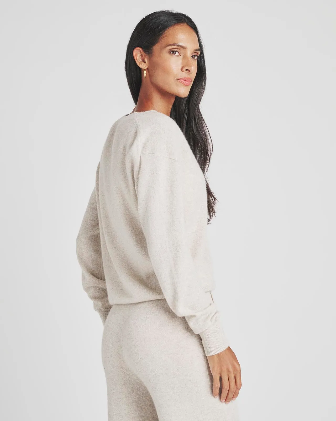 Charlotte Cashmere V-Neck Sweater