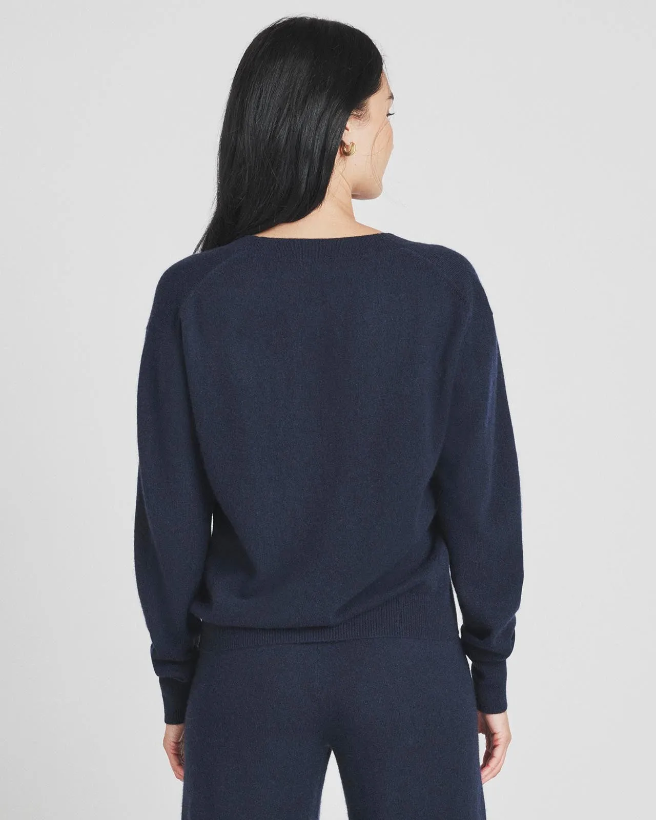 Charlotte Cashmere V-Neck Sweater