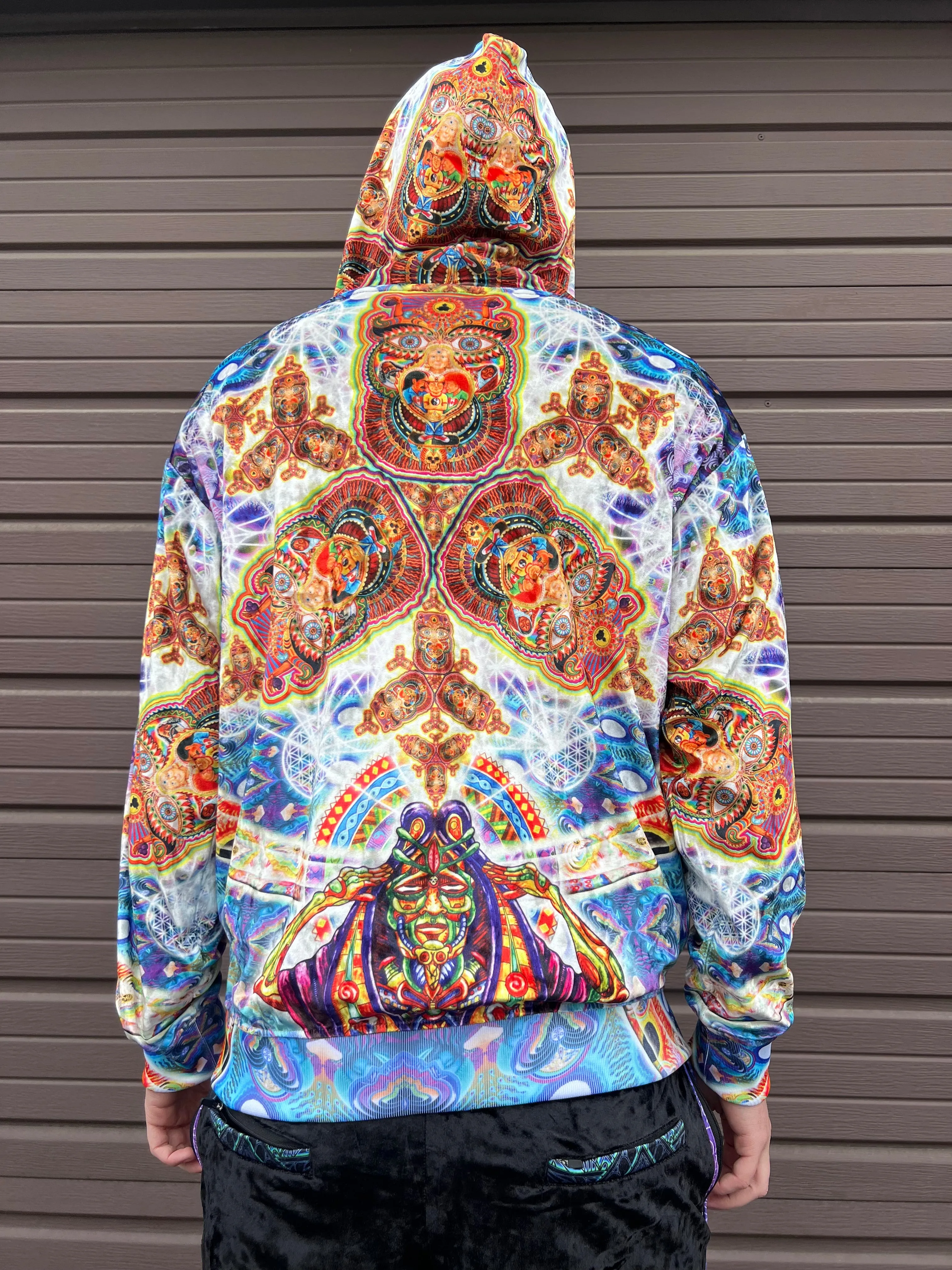 Chris Dyer - "Fractal Demention" - Zip Up Hoodie