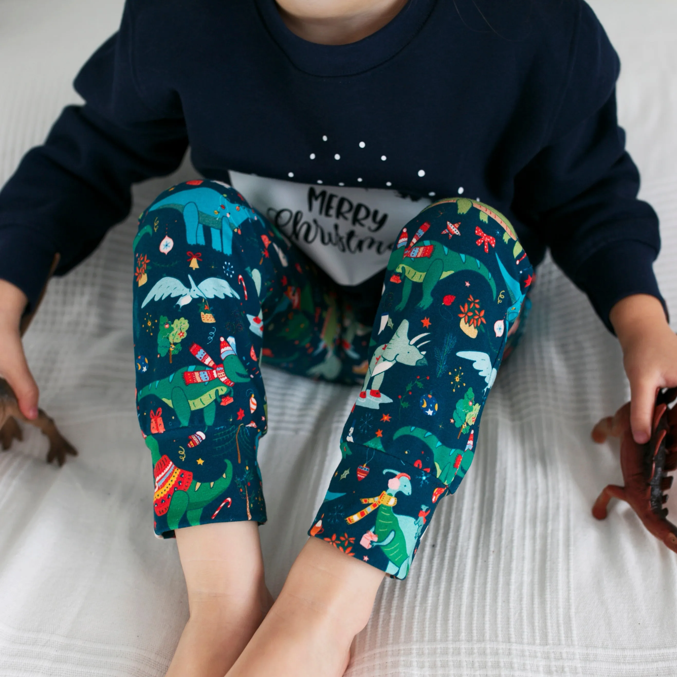 Christmas Dino Leggings