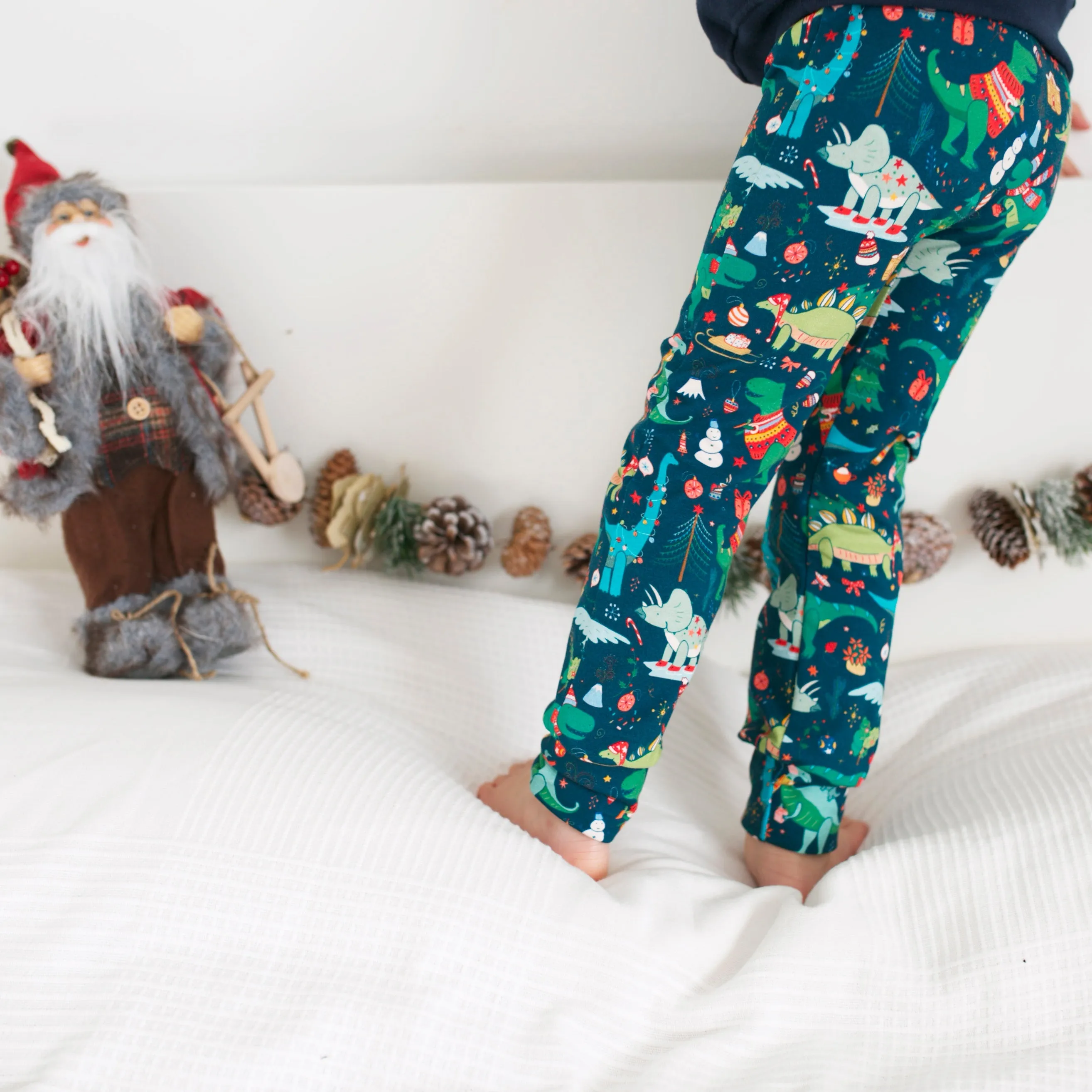 Christmas Dino Leggings