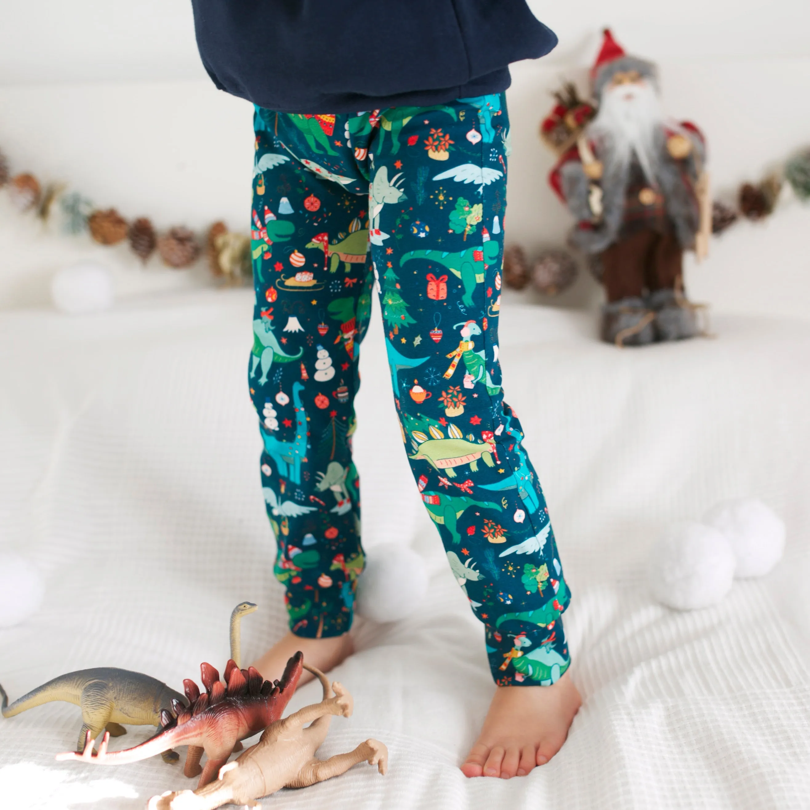 Christmas Dino Leggings