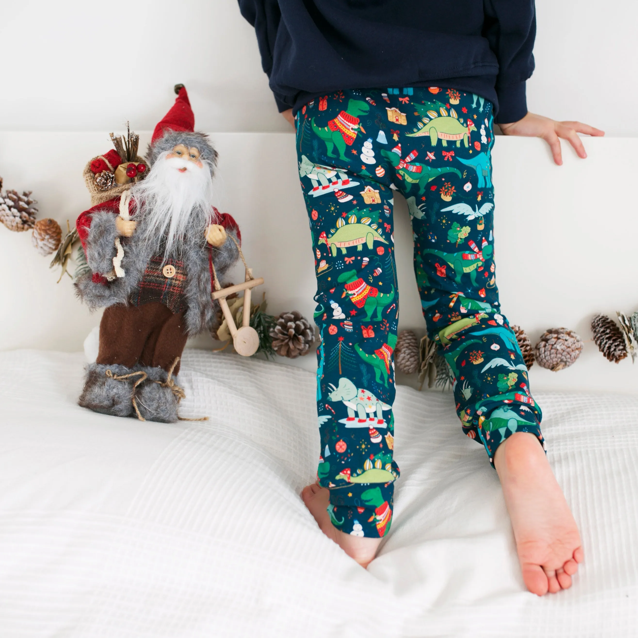 Christmas Dino Leggings