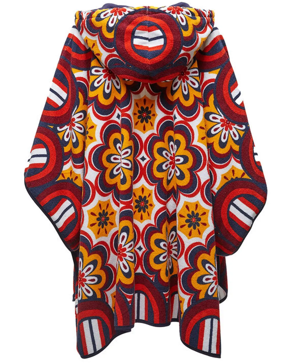 Ciccio Print Terry Poncho