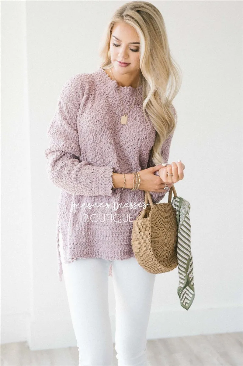 Cozy Fall Popcorn Pullover Sweater