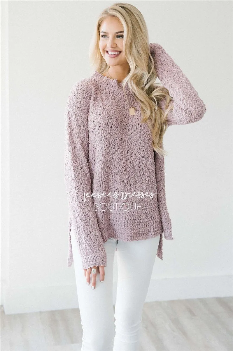 Cozy Fall Popcorn Pullover Sweater