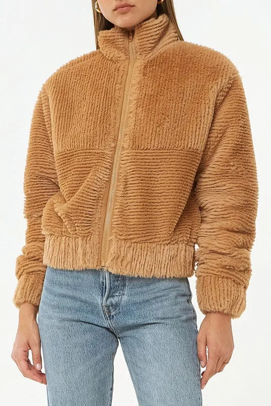 Cozy Teddy Tan Jacket