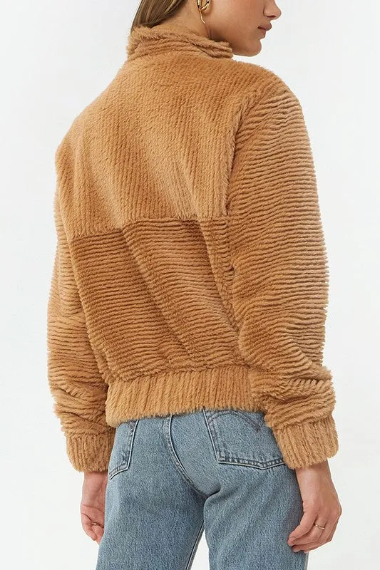 Cozy Teddy Tan Jacket