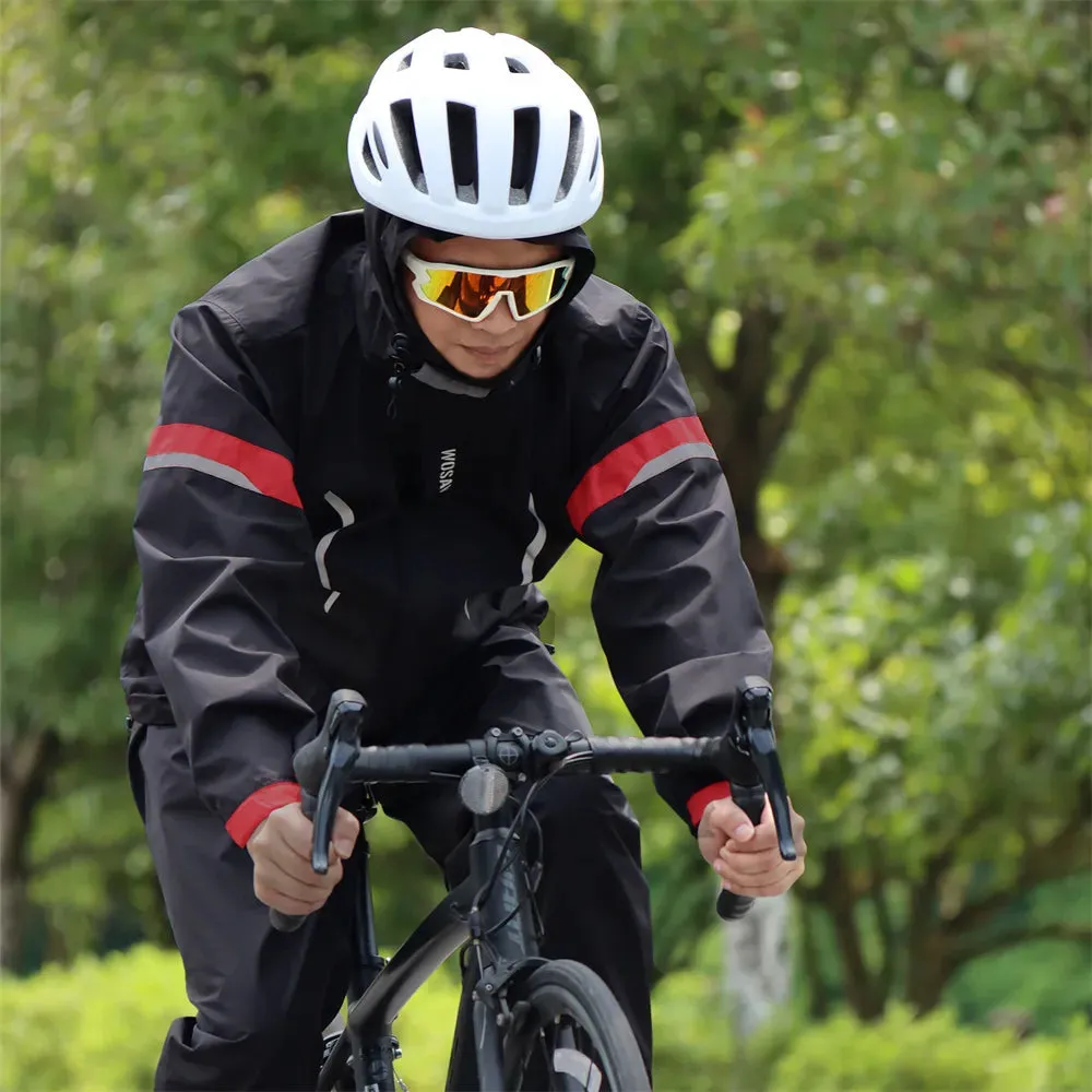 Cycling Raincoat Men Waterproof Windproof Rain Jackets Pants Suit Camping Fishing Clothing MTB Bike Ultralight Rainwear