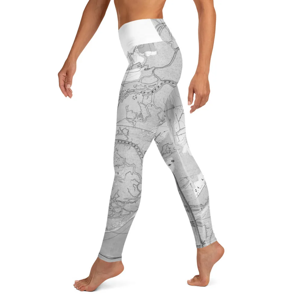 Descendants of the Island B W JI Map Leggings