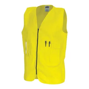 Dnc Workwear Daytime Cotton Safety Vest  - 3808