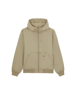 Duck Canvas Hooded Jacket in Desert Sand