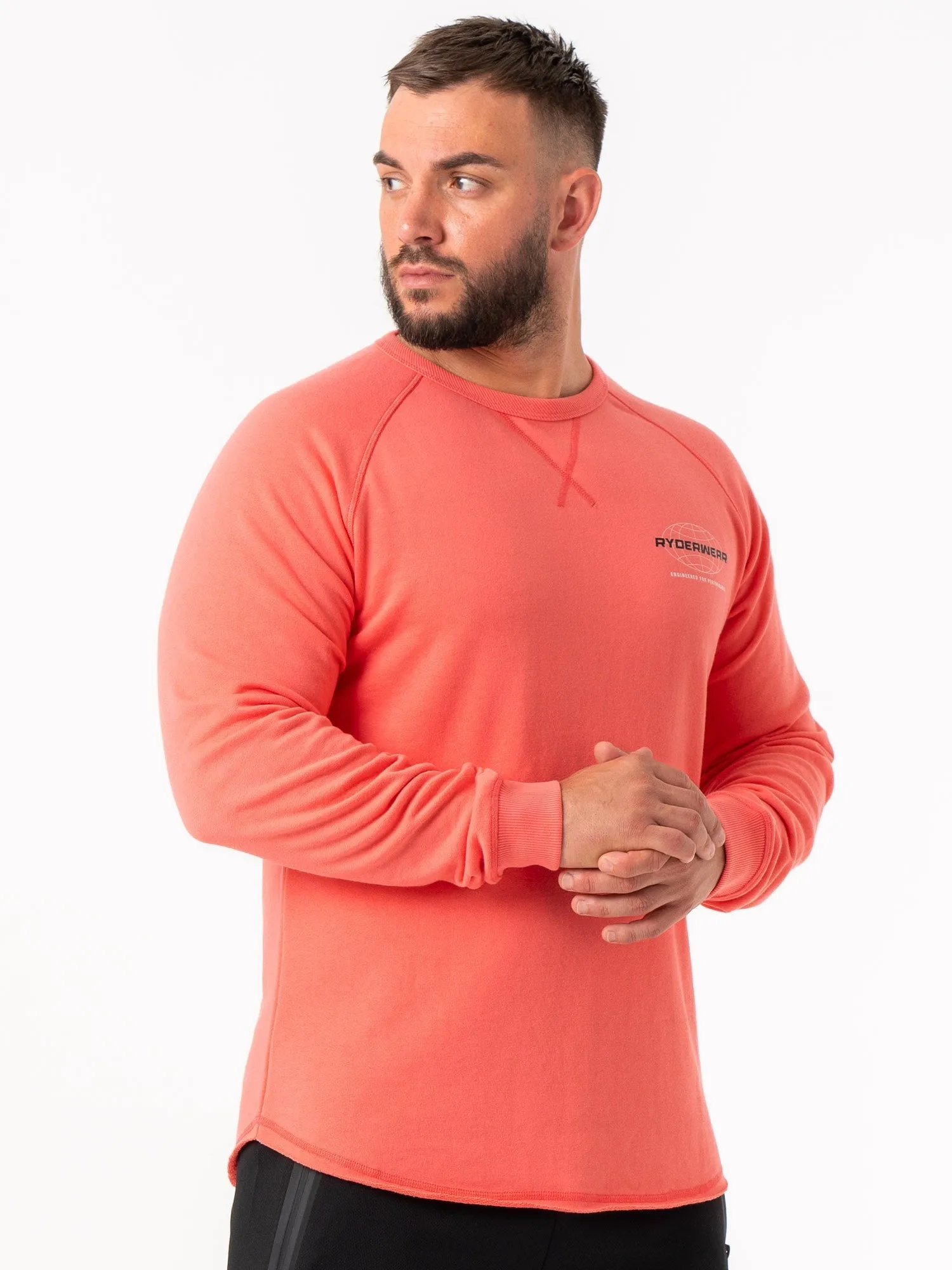 Energy Crew Neck - Coral