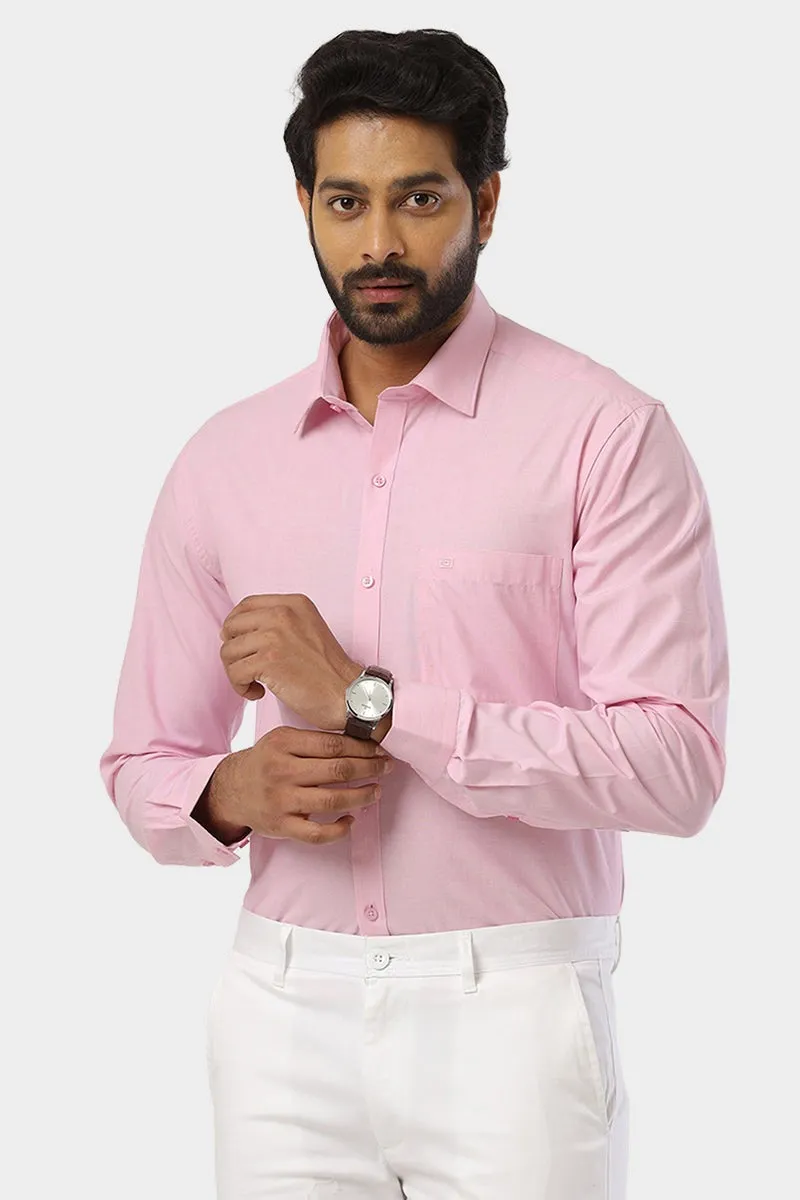 Fila - Soft Pink Formal Shirts For Men | Ariser