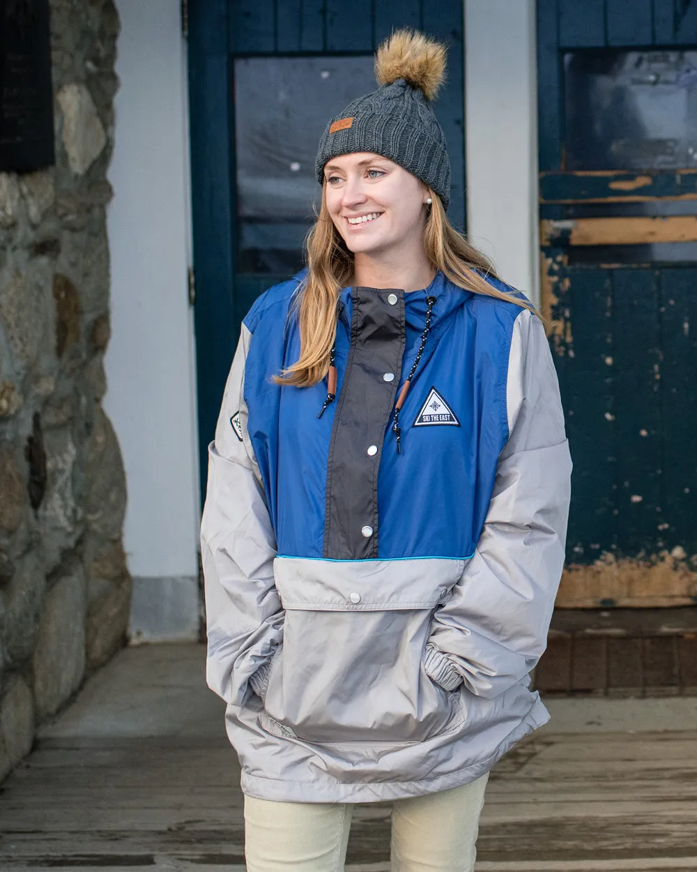 Gale Force Half Zip Windbreaker - Navy