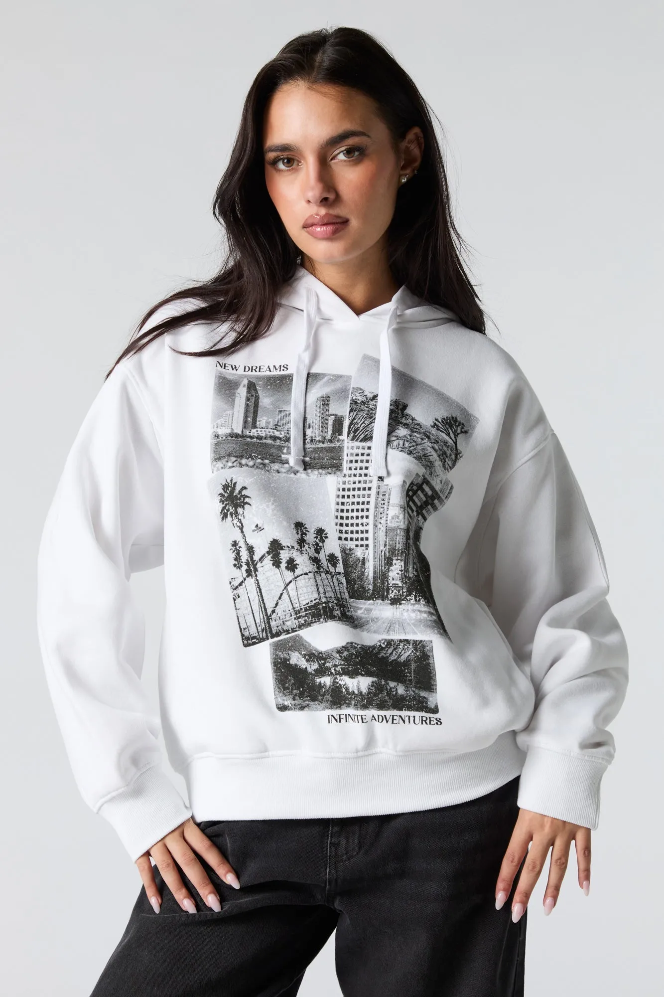 Graphic Fleece Hoodie