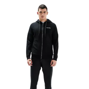 Great Jones Full Zip Cotton Hoodies in Black