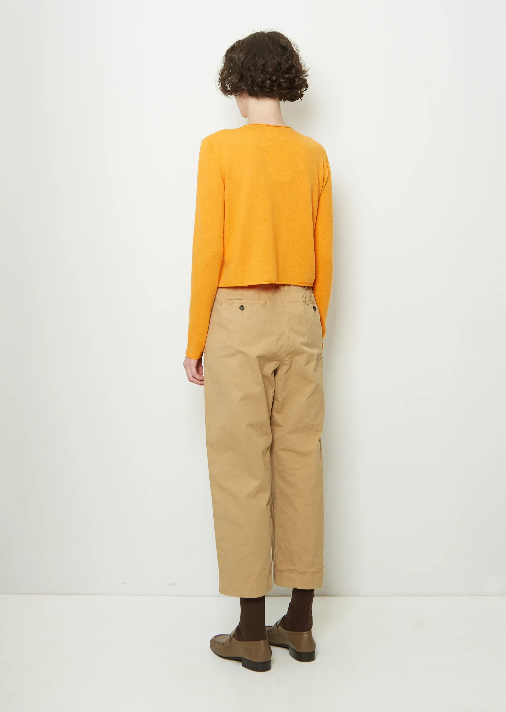 Ida Cashmere Sweater — Apricot