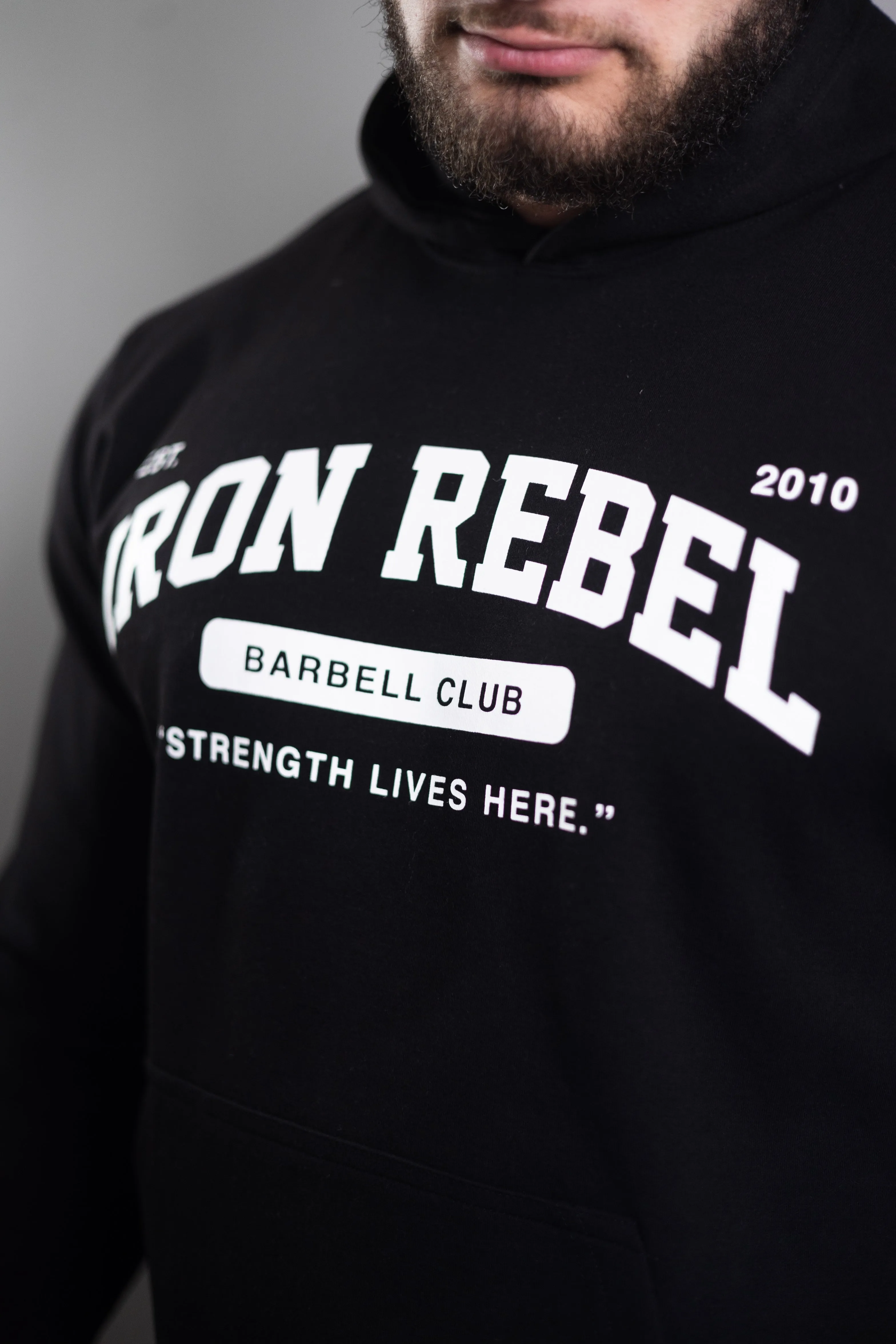 IR Barbell Club Hoodie (Black)