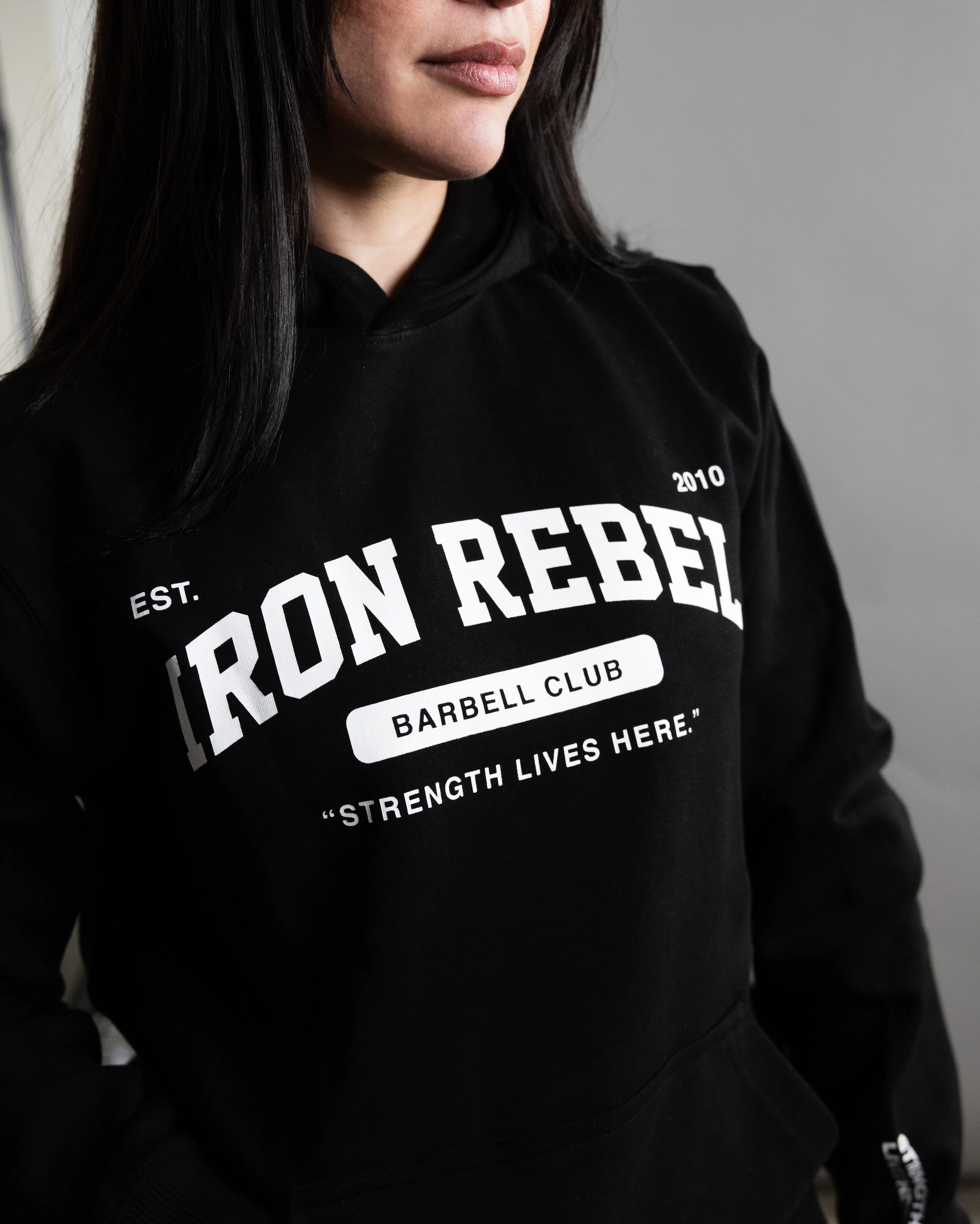 IR Barbell Club Hoodie (Black)