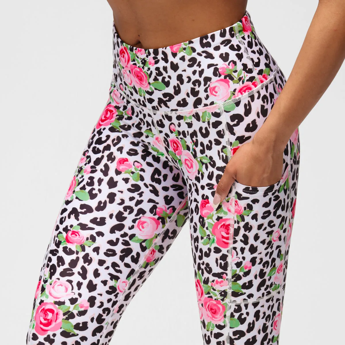 Jungle Rose Capri