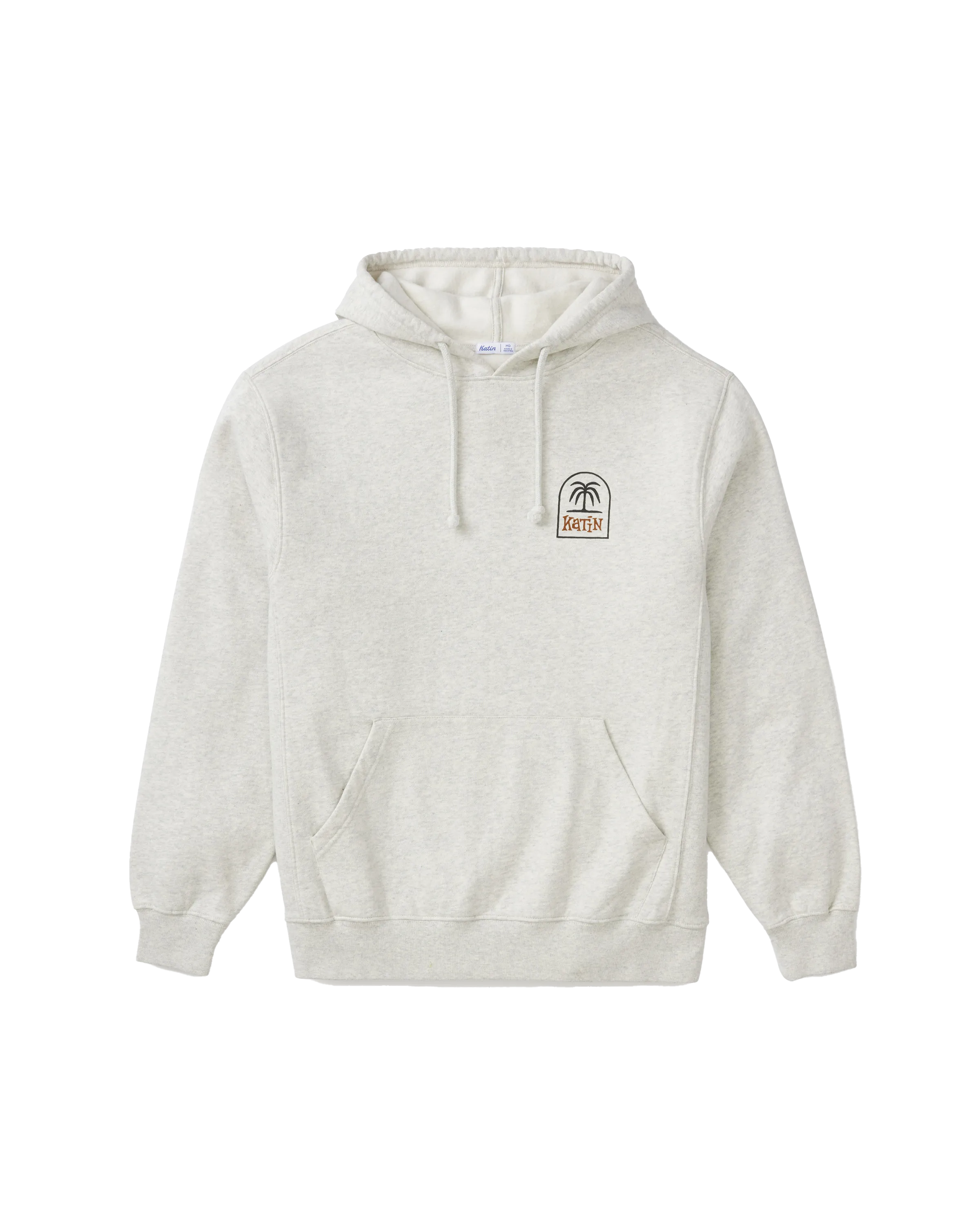 K-Palm Hoodie in Heather Gray