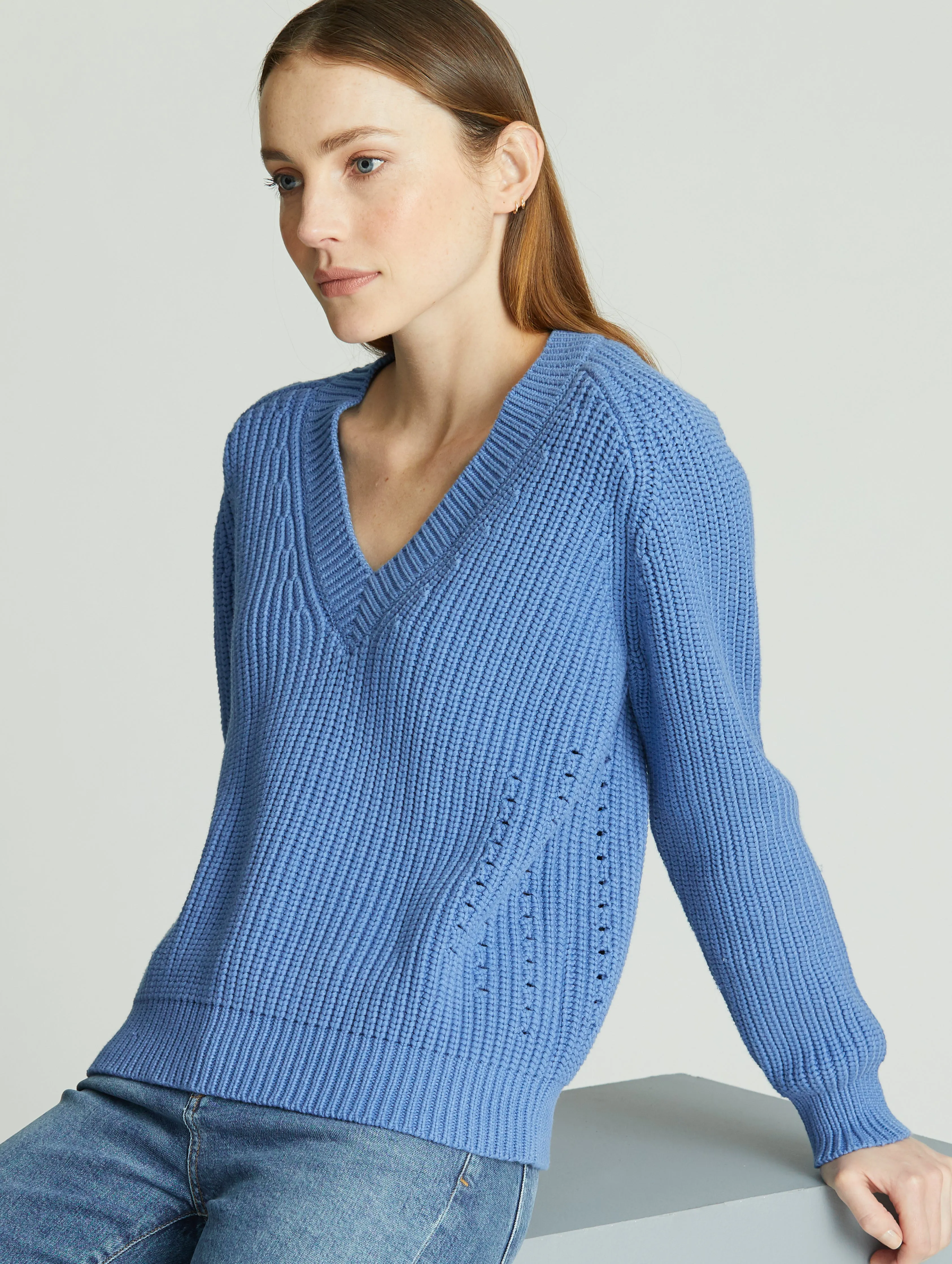 Keaton Sweater - Cape Blue