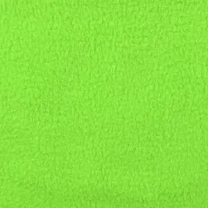 Lime Green Solid Anti Pill Polar Fleece Fabric