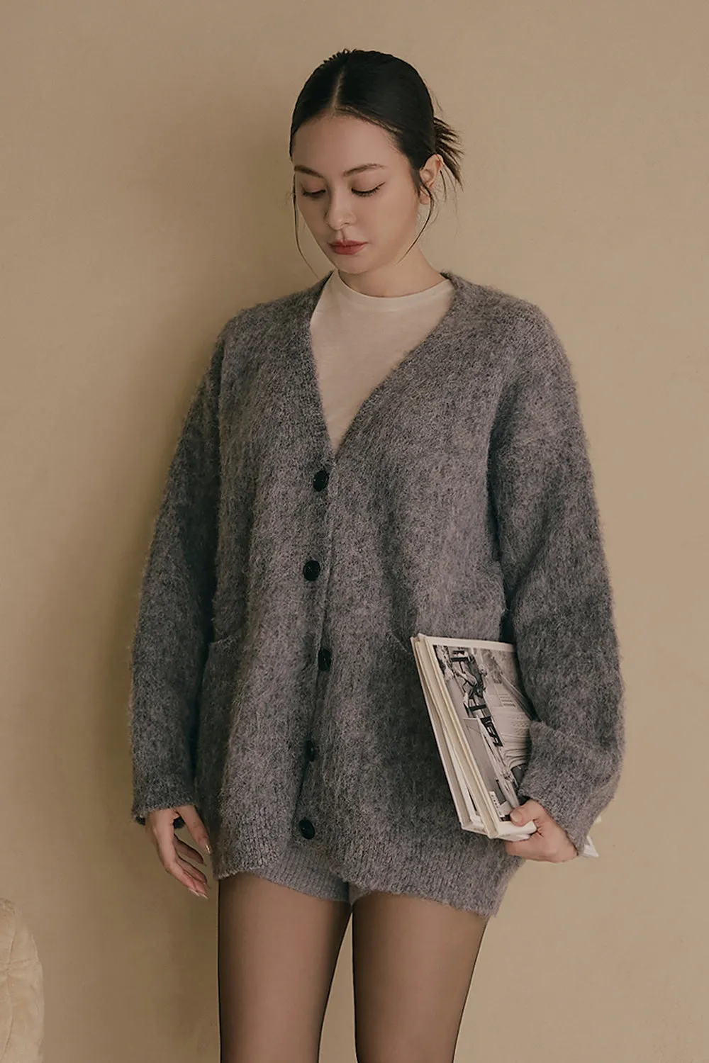 暖洋洋排釦開襟外套<br>Cozy Wool Cardigan