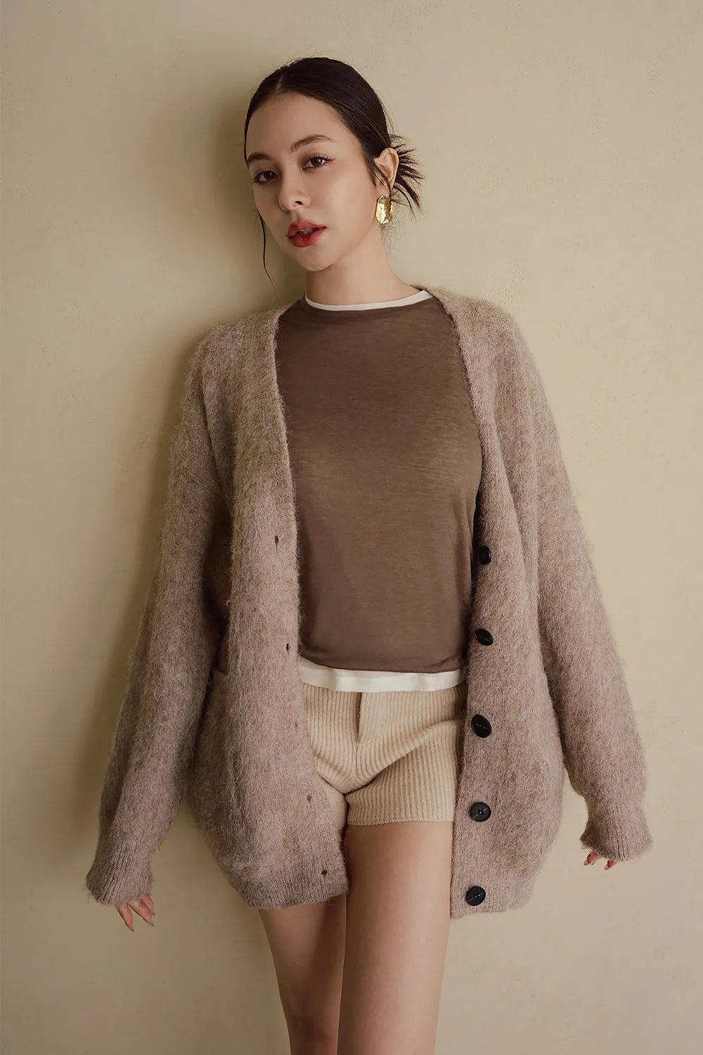 暖洋洋排釦開襟外套<br>Cozy Wool Cardigan