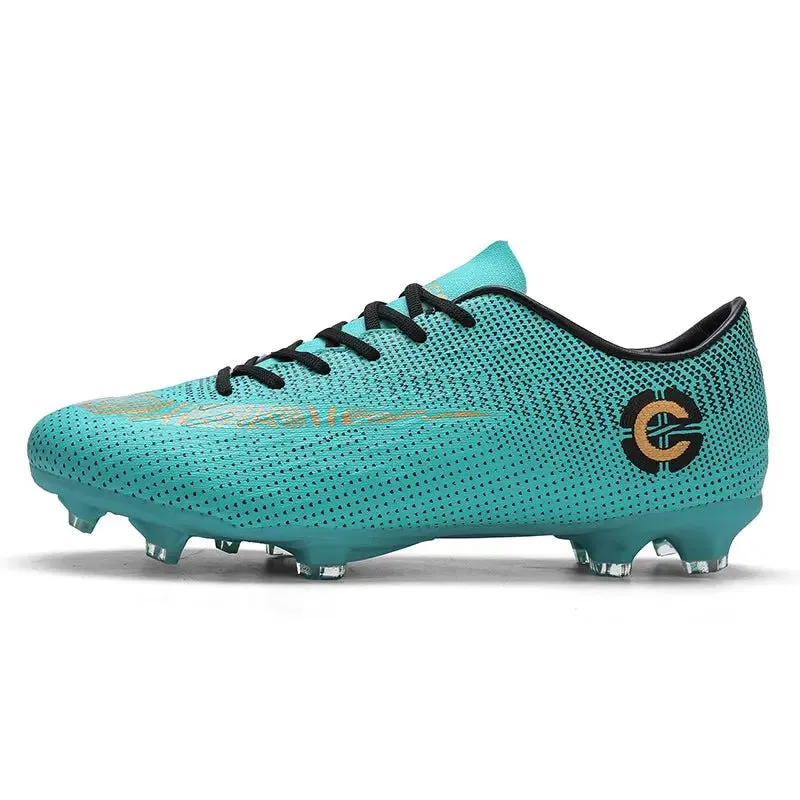 Men Cleats Sports Football Boots and Kids Soccer Shoes