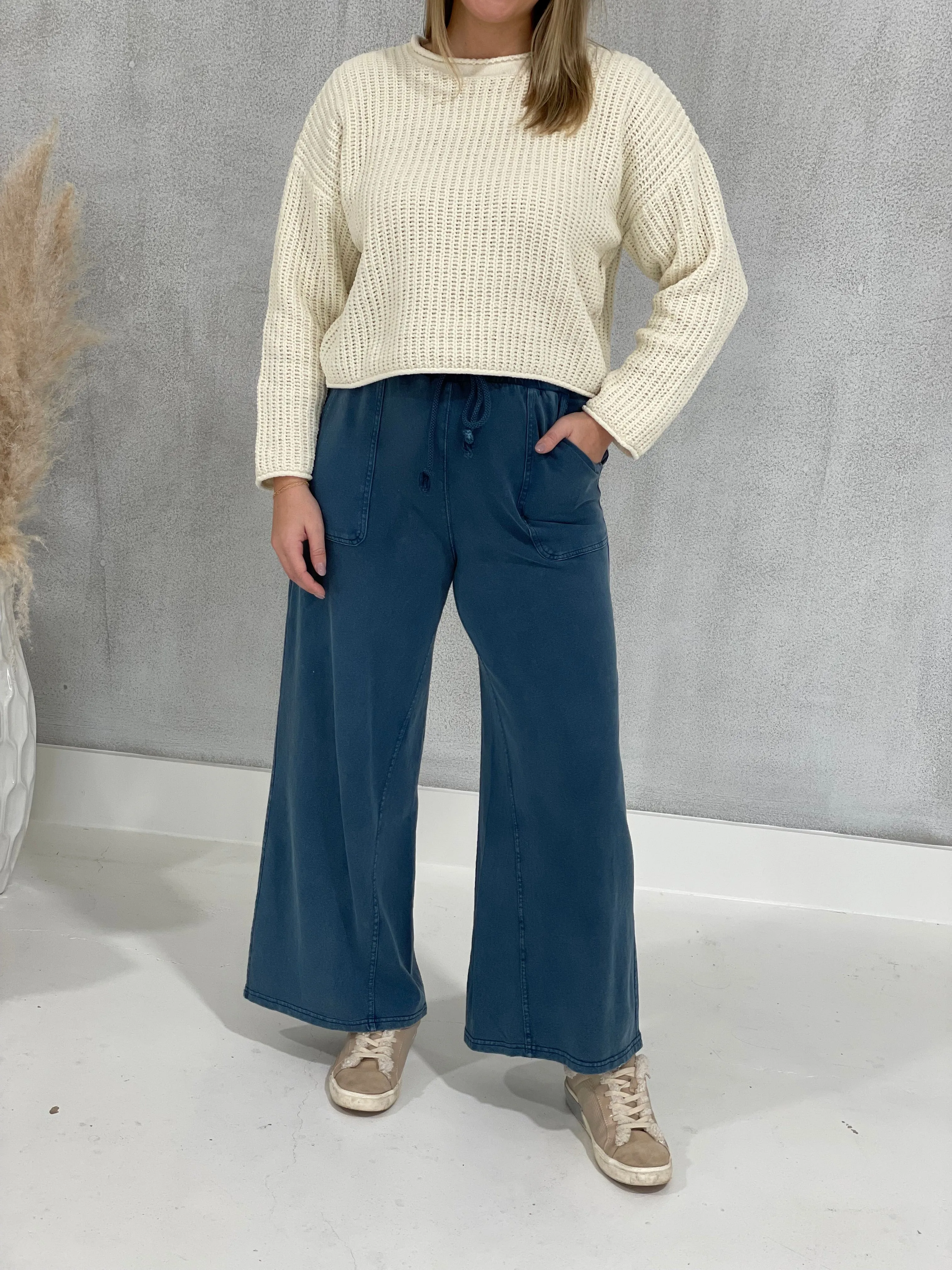 Never Shy Wide Leg Pants