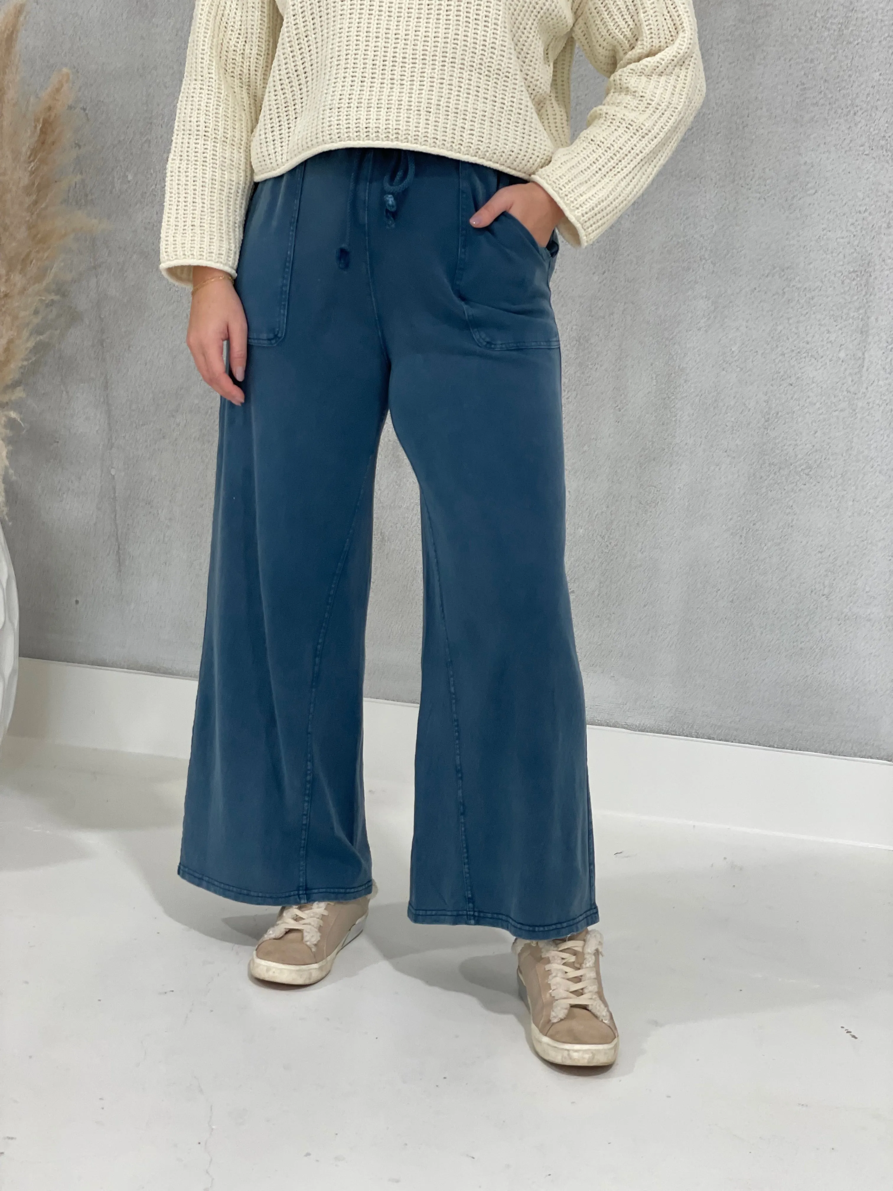 Never Shy Wide Leg Pants