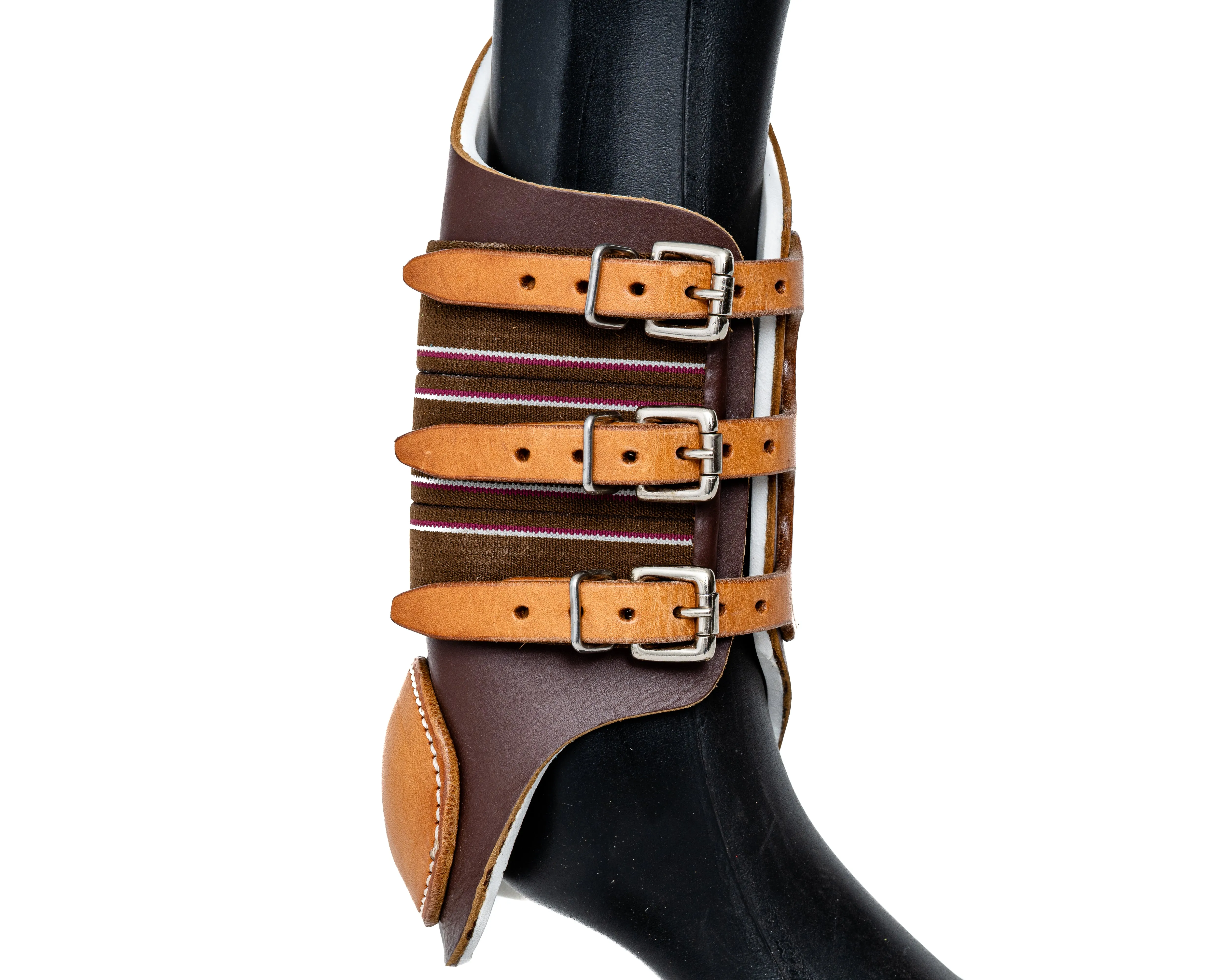 Oxbow Leather Splint Boots with Buckles