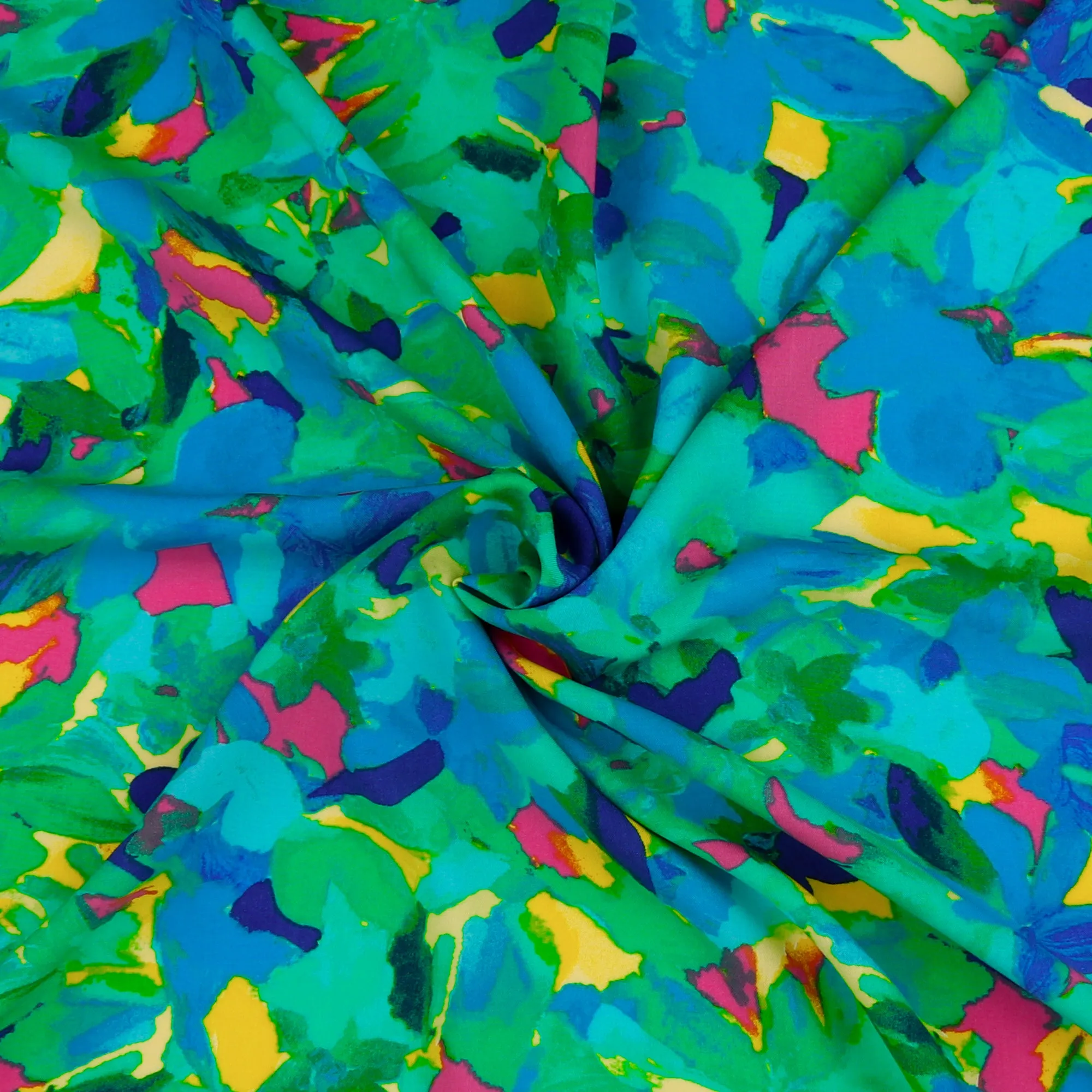 Printed rayon - AMANDA - 024 - Green