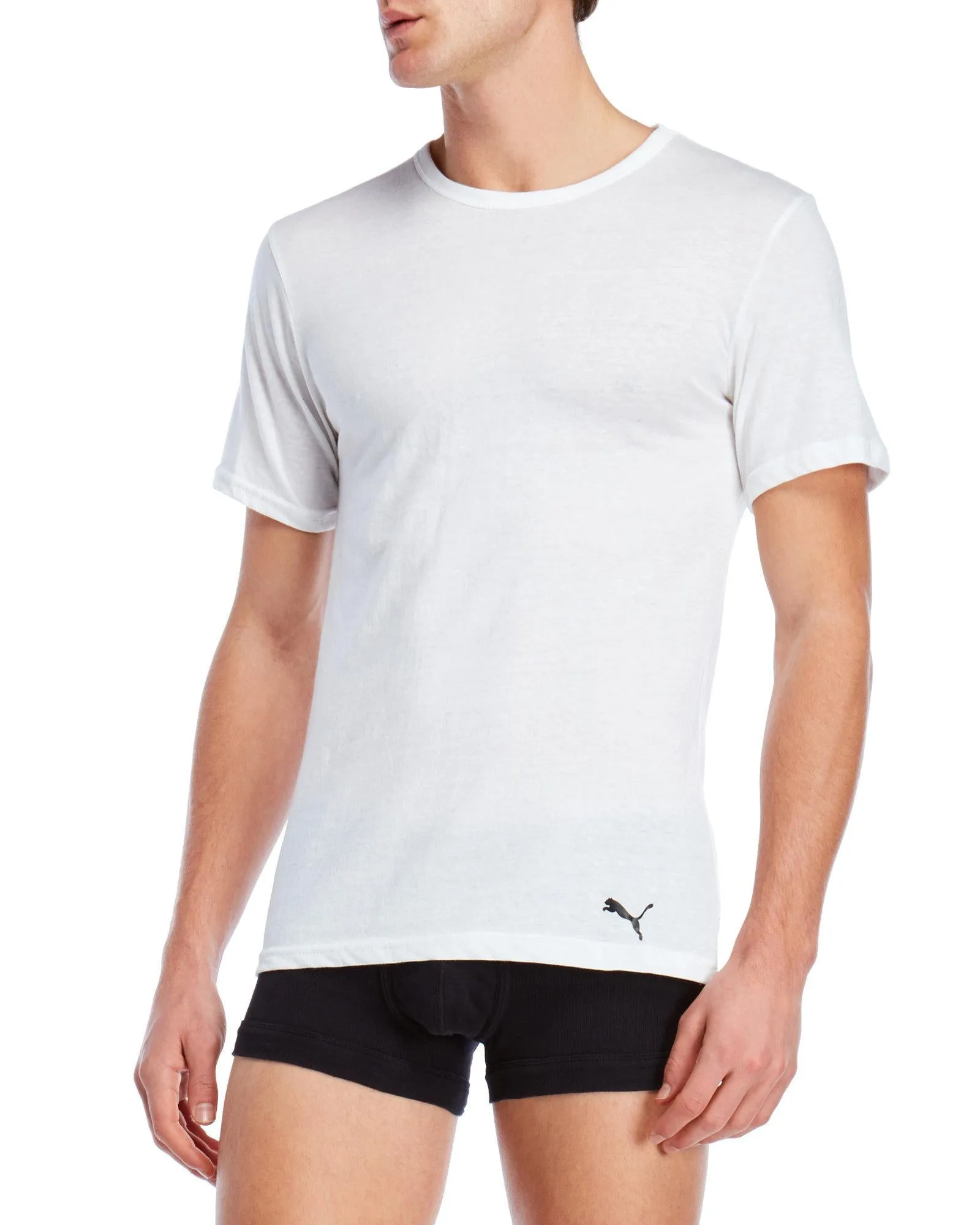 PUMA Men's 3-Pack Classic Fit Crew Neck T-Shirt