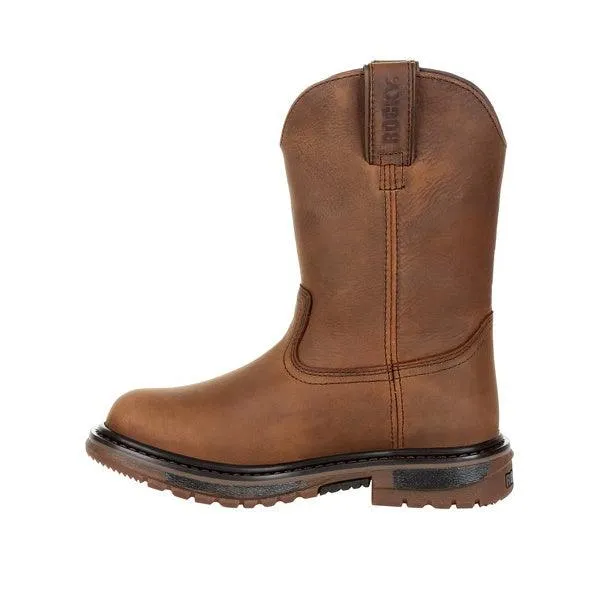 Rocky Children’s and Youth Original Ride Brown Waterproof Western Boots RKW0300