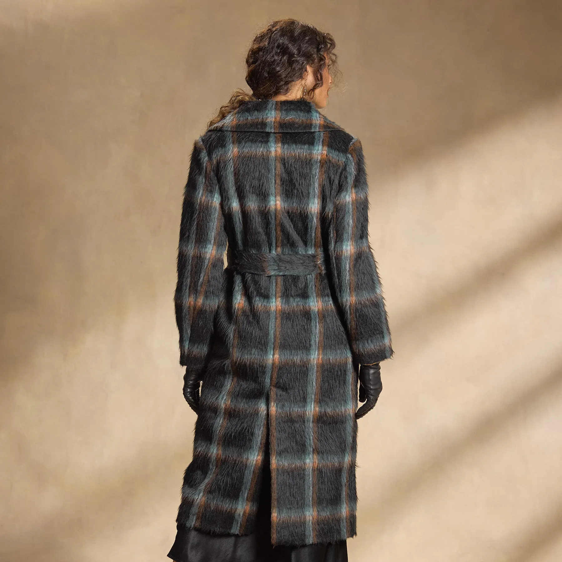 Rosemarie Plaid Coat, Petite