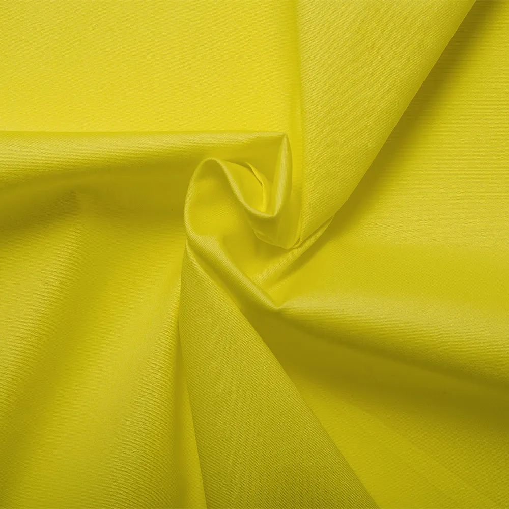 Stretch Poplin - Yellow neon